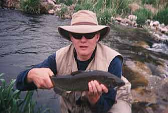 Trophy trout from club property